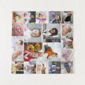 Tenture Concevez votre propre collage de 20 photos (Devant (Horizontal))