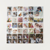 Tenture Concevez Votre Propre Collage de 40 Photos (Devant)