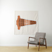 Tenture Cône de route Orange Taraffic cône (En situation (horizontale))