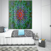 Tenture Confianza texture textile mandala