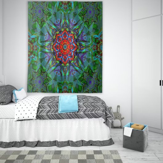 Tenture Confianza texture textile mandala