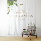 Tenture Confirmation de la floraison verte Contexte photo (En situation)