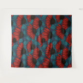 Tenture Confleurs rouges (Devant (Horizontal))