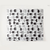 Tenture Conflit de Doodle motif d'automne (Devant (Horizontal))