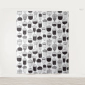 Tenture Conflit de Doodle motif d'automne (Devant)