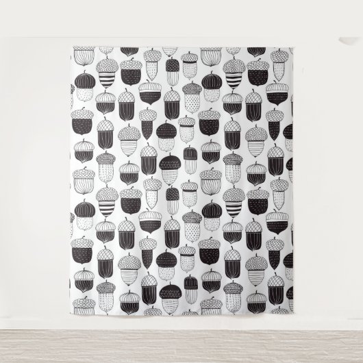 Tenture Conflit de Doodle motif d'automne (Devant)