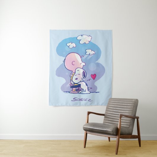 Tenture Confort et sécurité | Charlie & Snoopy Hug (En situation)