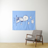 Tenture Confort et sécurité | Charlie & Snoopy Hug (En situation (horizontale))