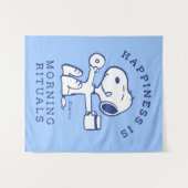 Tenture Confort et sécurité | Le bonheur, c'est les rituel (Devant (Horizontal))