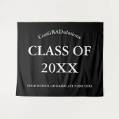 Tenture ConGRADulations (Devant (Horizontal))