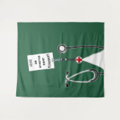 Tenture Congrats Médicales personnalisés (Devant (Horizontal))