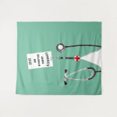 Tenture Congrats Médicales personnalisés (Devant (Horizontal))