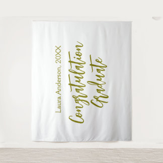 Tenture Congratulations graduate golden name class 20XX si