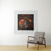 Tenture Connexion fluide Art Abstrait (En situation)