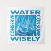 Tenture Conservation de l'eau (Devant)