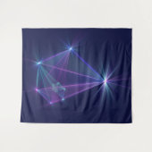 Tenture Constellation, Art Fractal Abstrait Fantastique (Devant (Horizontal))