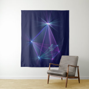 Tenture Constellation, Art Fractal Abstrait Fantastique