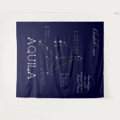 Tenture Constellation de l'hémisphère nord Aquila (Devant (Horizontal))