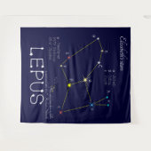 Tenture Constellation de l'hémisphère sud (Devant (Horizontal))
