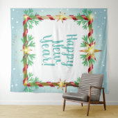 Tenture Conte de fées de la nuit de Noël. Fantaisie neige (En situation (horizontale))