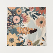 Tenture Contemplation du jardin (Devant (Horizontal))