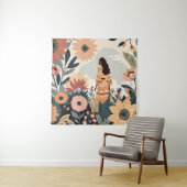 Tenture Contemplation du jardin (En situation)