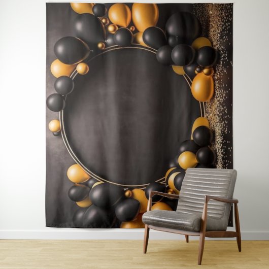 Tenture Contexte de l'anniversaire (En situation)