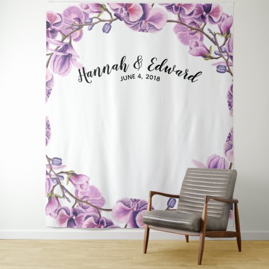Tenture Contexte de mariage, appui vertical de photo, (En situation)