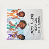 Tenture Contexte des chanteurs afro-américains (Devant (Horizontal))