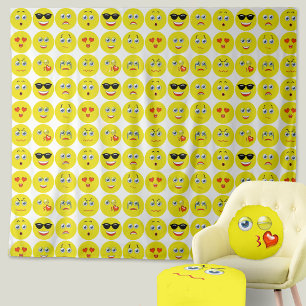 Tenture Contexte Emojis