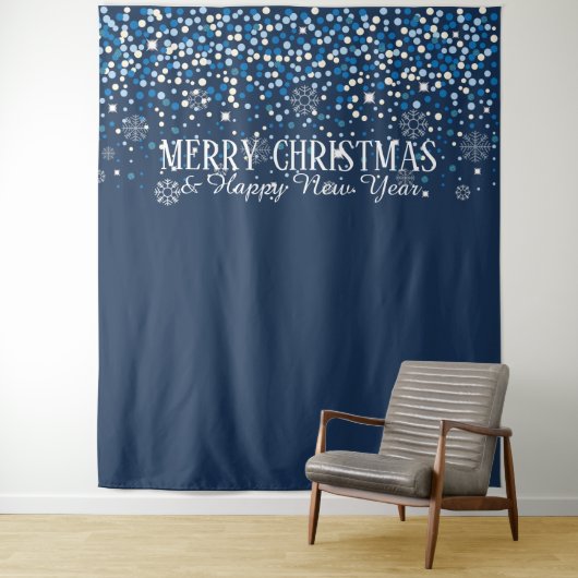 Tenture Contexte Joyeux Noël et Bonne année (En situation)