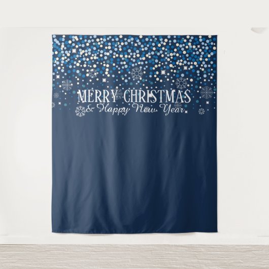 Tenture Contexte Joyeux Noël et Bonne année (Devant)