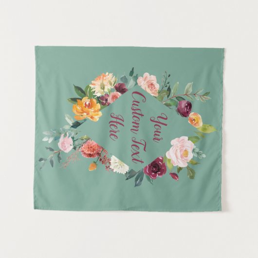 Tenture Contexte mariage de automne Automne Photo Booth Ta (Devant (Horizontal))