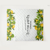 Tenture Contexte Mariage de fruits au citron (Devant (Horizontal))