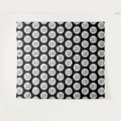 Tenture Contexte noir modelé par logo fait sur commande (Devant (Horizontal))