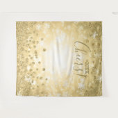 Tenture Contexte Parties scintillant d'hiver de la fête de (Devant (Horizontal))