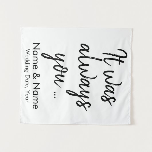 Tenture Contexte rustique Mariage pour la cérémonie sur un (Devant (Horizontal))