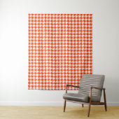 Tenture Contrôle de la jambe orange et blanche (En situation)