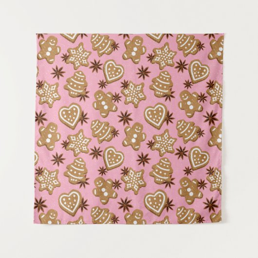 Tenture cookies de Noël (Devant)