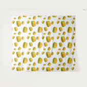 Tenture Cool et amusant hamburger motif blanc Mur (Devant (Horizontal))