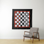 Tenture Cool Jeu d'échecs Halloween Costume drôle Lazy do- (En situation (horizontale))