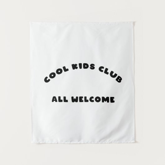 Tenture Cool Kids All Welcome (Devant)