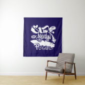 Tenture Cool Retro Surf Brooklyn Paix (En situation)