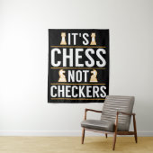 Tenture cool ses échecs pas checkers chèques joueurs cadea (En situation)