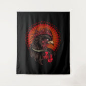 Tenture Coq de boîte (Devant)