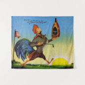 Tenture Coq Schenley Bourbon Sunny (Devant (Horizontal))