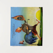 Tenture Coq Schenley Bourbon Sunny (Devant)