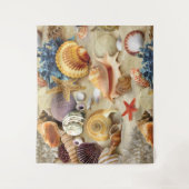 Tenture Coques de mer sur la plage (Devant)