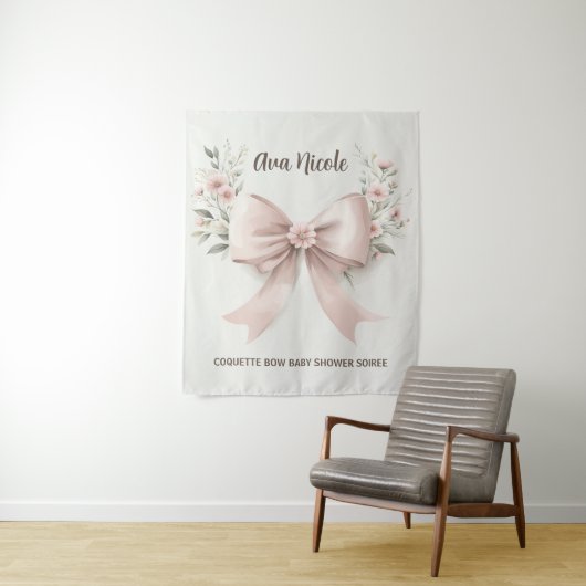 Tenture Coquette Bow (En situation)