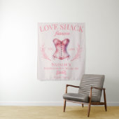 Tenture Coquette Bow Corset Social Club Bachelorette (En situation)